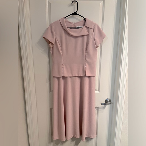 Danny & Nicole Pink Dress | Pink | 14P - Picture 2 of 10